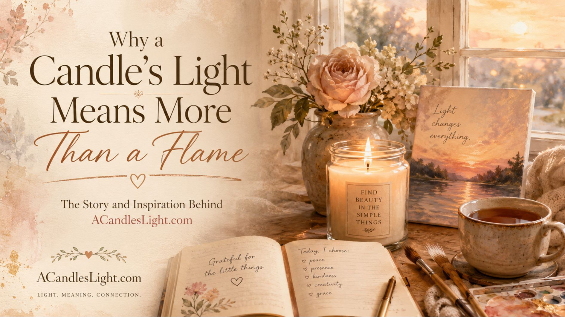 Why a Candle’s Light Means More Than a Flame